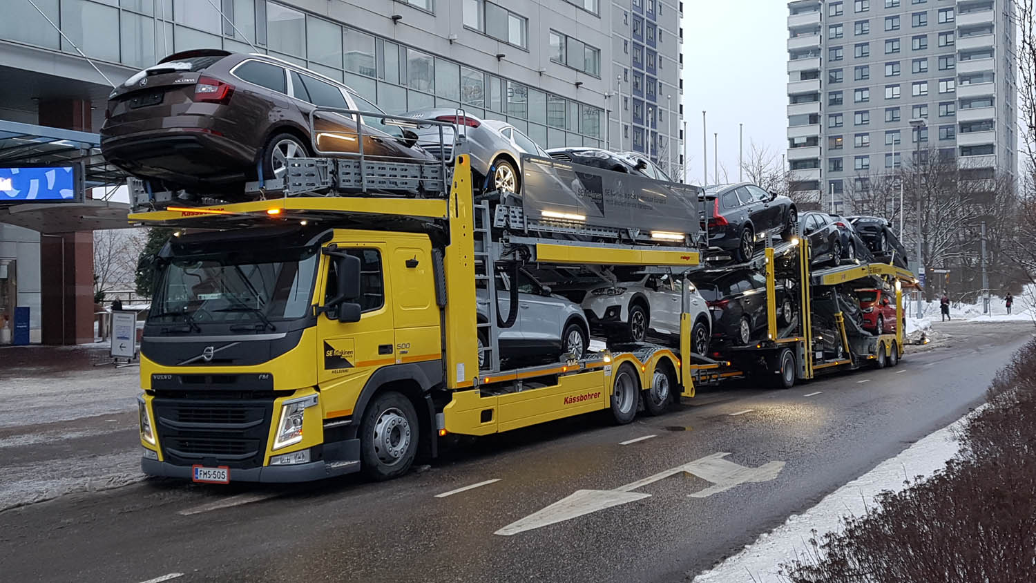 SE Mäkinen – Euroopan tehokkain autojenkuljetusyhdistelmä